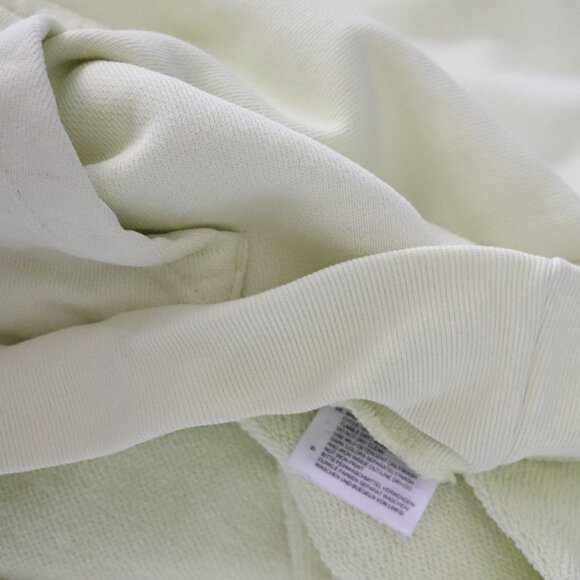 Adidas Yellow Sz XS Womens Cotton Hooded Pullover Drawstring Pocket Sweater - Picture 9 of 12